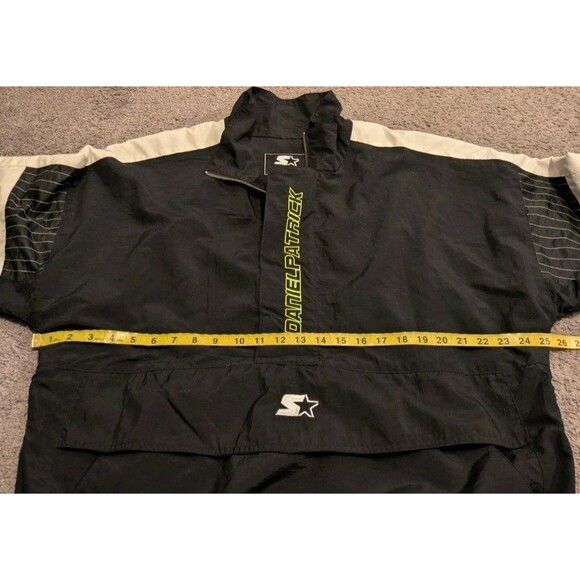 Starter Black Label x Daniel Patrick Black Pullover Windbreaker Jacket Men's XL - Picture 7 of 8